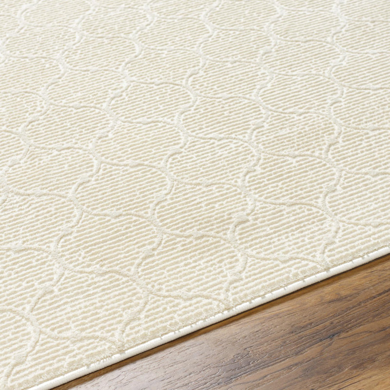 Everaldo Pearl Machine Washable Area Rug, Rectangle 8'11" x 12'