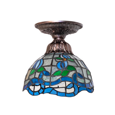 7" Wide Roseborder Flushmount