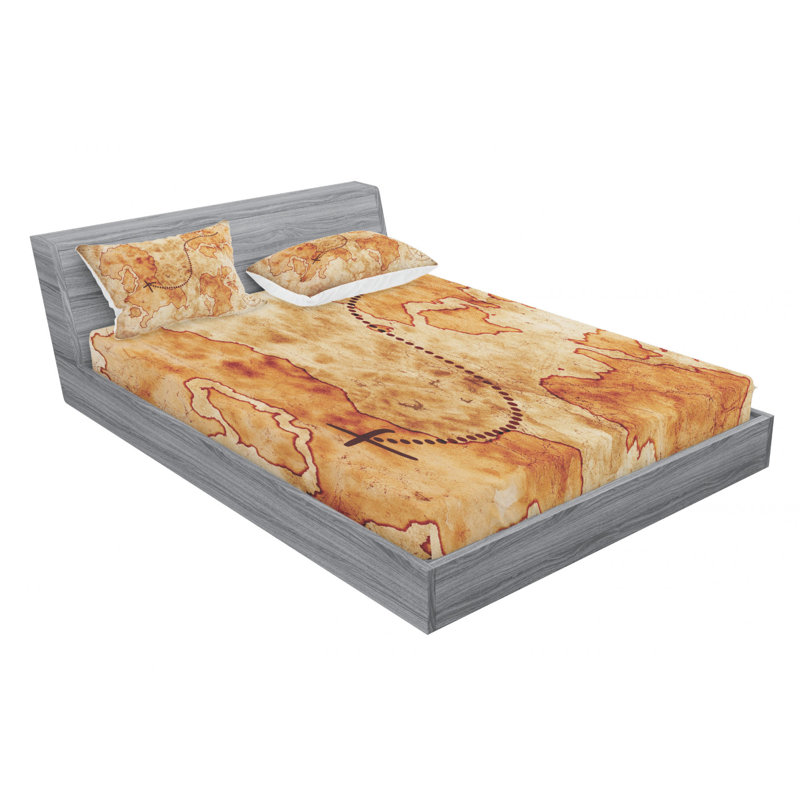 Microfiber Sheet Set, Full Sheet Set with Fitted Sheet