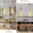 Modern 1- Light Alabaster Pendant Lights Kitchen Island, Black Cylinder Cylinder Marble Long Pendant Light-2002262113