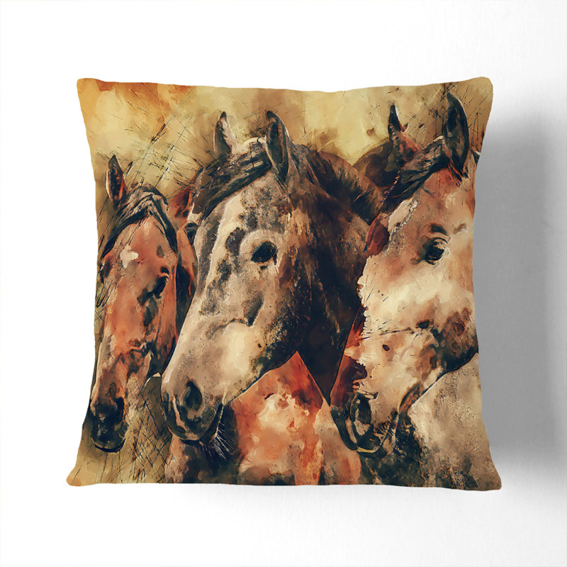 Square Throw Cushion, 55cm H x 55cm W x 20cm D