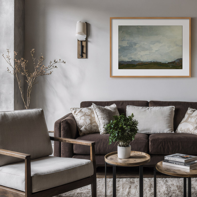 Print by ChiChi Decor, 32" H x 24" W, Tan