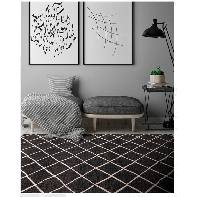Rectangle Geometric Area Rug, Rectangle 160 x 230cm