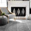 Tapis gris foncé / blanc Ragnar-1422957154