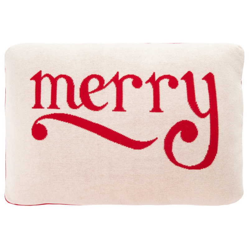 Cotton Reversible Throw Pillow