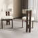 71" Modern Dining Table Set With 6 Dining Chairs
