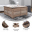 Table basse Modern Farmhouse avec plateau relevable et rangement-2016706971-2016706970