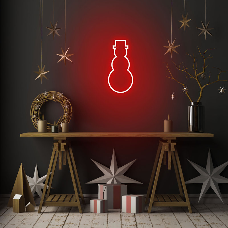 LED Lighted Sign, Red