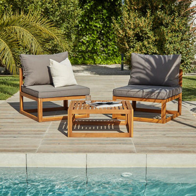 Rowan Garden Lounge Set with Cushions