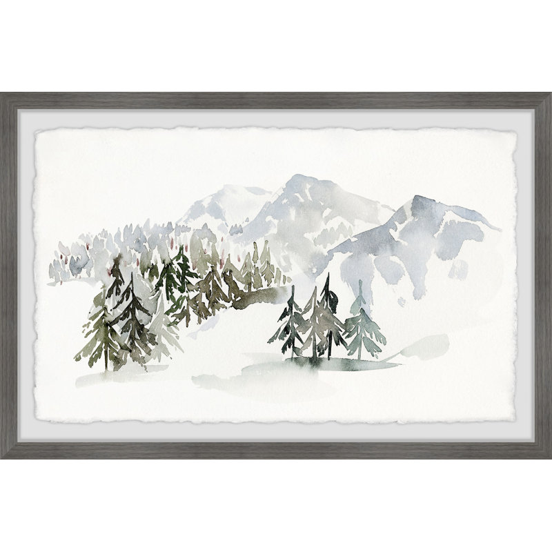 I Like The Winter Silence - Single Picture Frame Painting, 61cm H x 91cm W x 3.81cm D