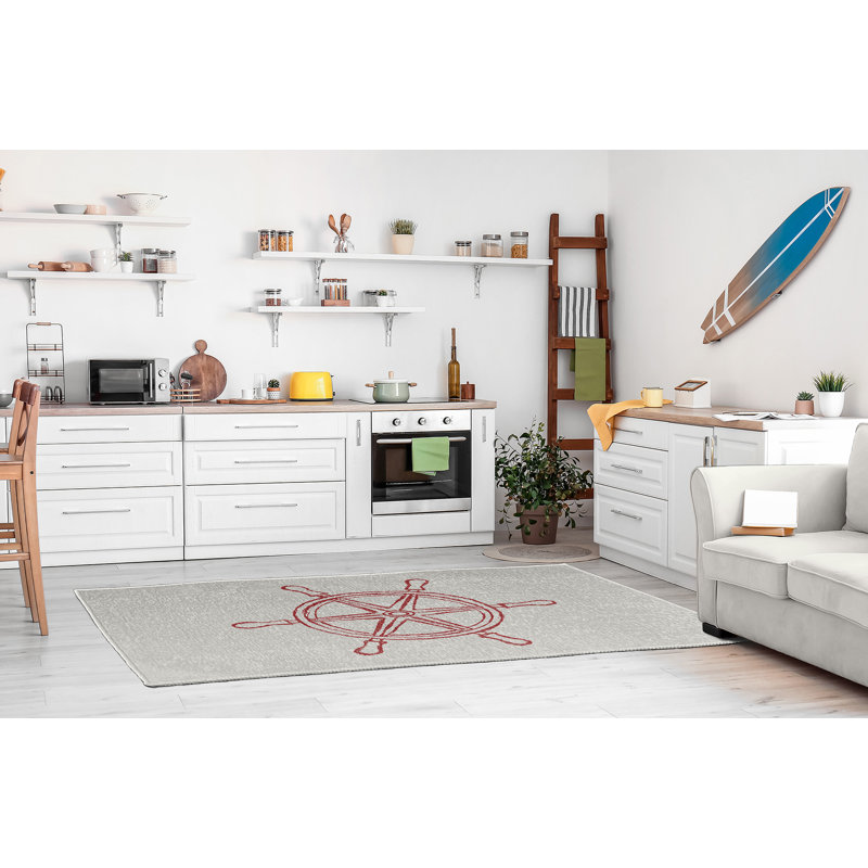 Luyen Chenille Indoor Rug, Rectangle 5' x 7'