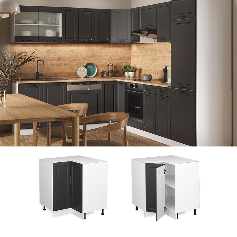 Cambon Module 6 + front R-Line country house white (85), White/Grey