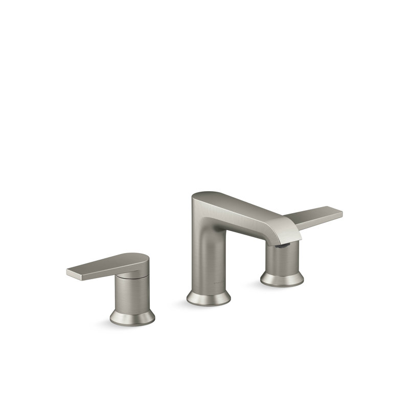 Hint Widespread Bathroom Sink Faucet, 1.2 Gpm, Brushed Nickel