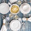 Puro Coupe 16 Pieces Place Setting - Whitewash