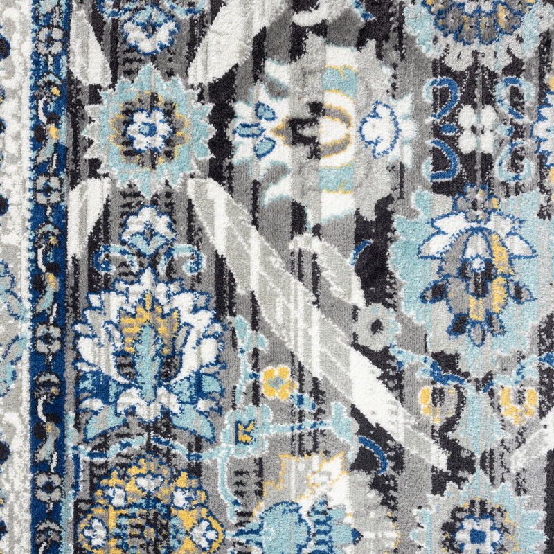 Tapis gris Gambel, Rectangle 5 pi 3 po x 7 pi 3 po
