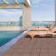 Ensemble de tuiles de terrasse en bois durable en plastique composite pour une installation facile, idéal pour divers espaces extérieurs et intérieurs à haute résistance-116816645