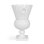 Atlas Outdoor Urn, Small, White Hydrangea