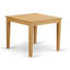 Ensemble de coin repas 3 pièces pour petits espaces comprenant une table de salle à manger carrée et 2 chaises Parsons en similicuir vert automne, chêne-2015340265-2082833789-2105174338