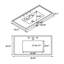 Meuble-lavabo sur pied simple 36 po avec lavabo, 36 po, blanc-985470351