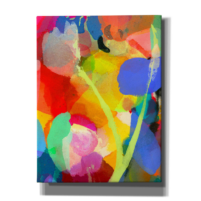 "Flora" par Wyanne, H 16 po x l 12 po x P 0,75 po