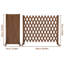 Clôture en bois naturel extensible-127829036