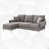 100% polyester gris est en rupture de stock