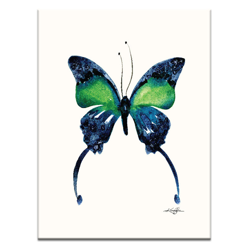Kathy Morton Stanion - Wrapped Canvas Painting, 51cm H x 41cm W, Timber Floater Framed
