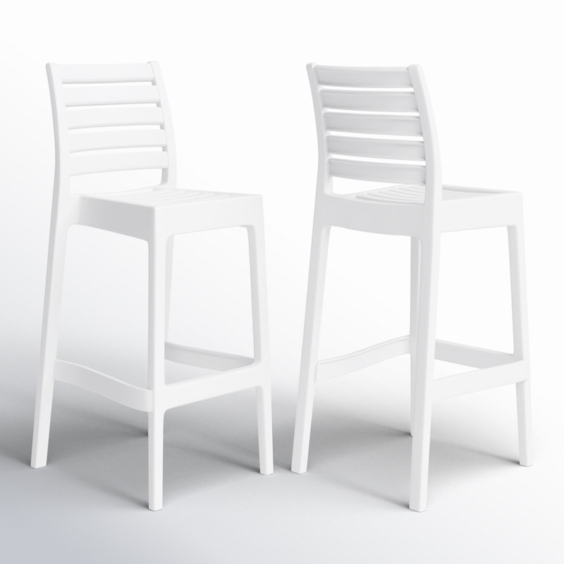 Tabouret de bar 30 po, Blanc