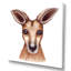 Portrait d'un kangeroo - reproduction d'art sur toile traditionnelle-66837507-66837511