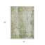 Tapis intérieur lavable abstrait 10 pi x 14 pi sauge et ivoire