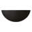 Lois Demilune Console Table-Textured Iron
