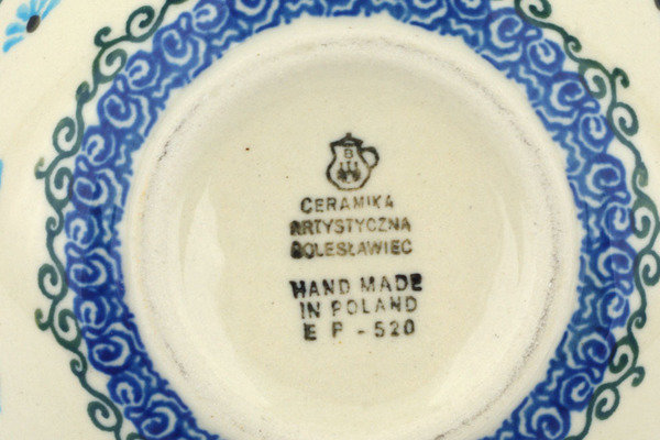 Forget Me Not Stoneware Rice Bowl
