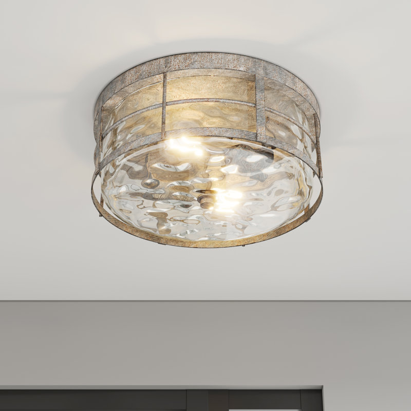 Eliseo Glass Flush Mount