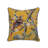 Hand-stitched Embroidered Cotton Paradise Accent Throw Pillow
