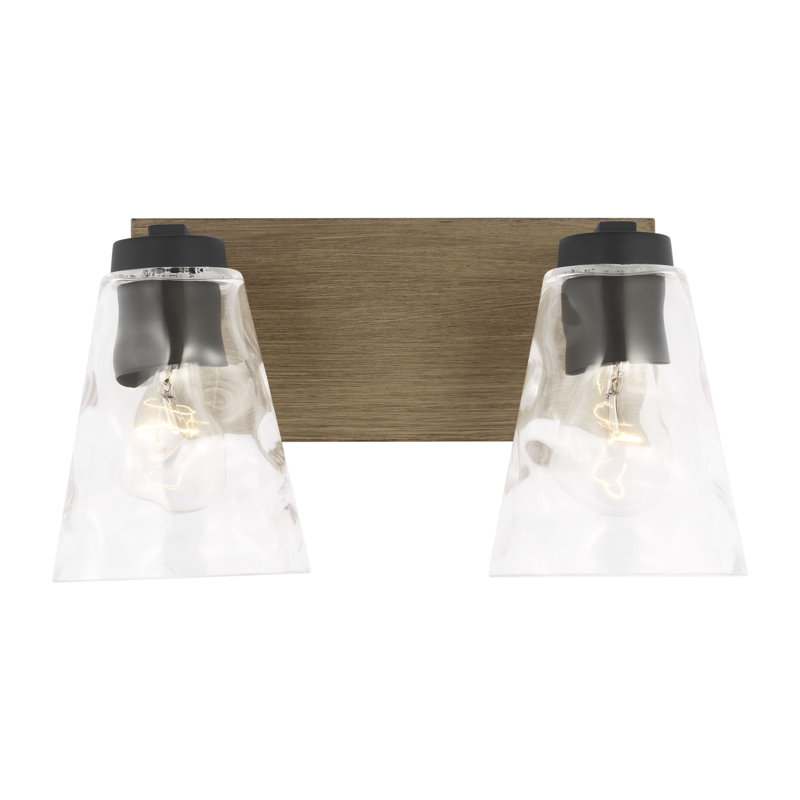 Meuble-lavabo Dunton , H 7,5 po x l 13,625 po x P 6,5 po, Deux lumières