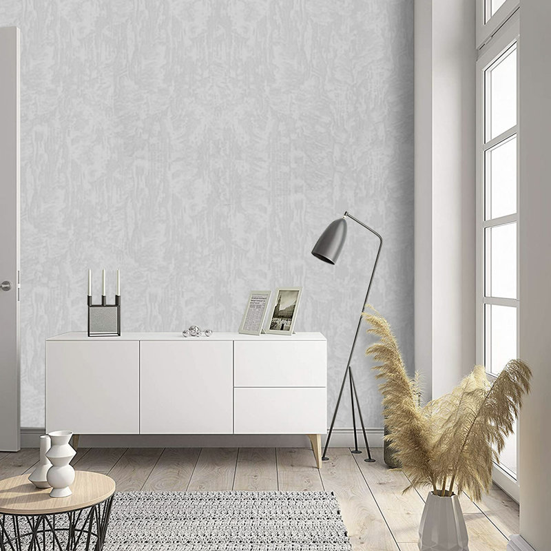 Bengtson 9.50m x 53cm 3D Embossed Matte Wallpaper Roll
