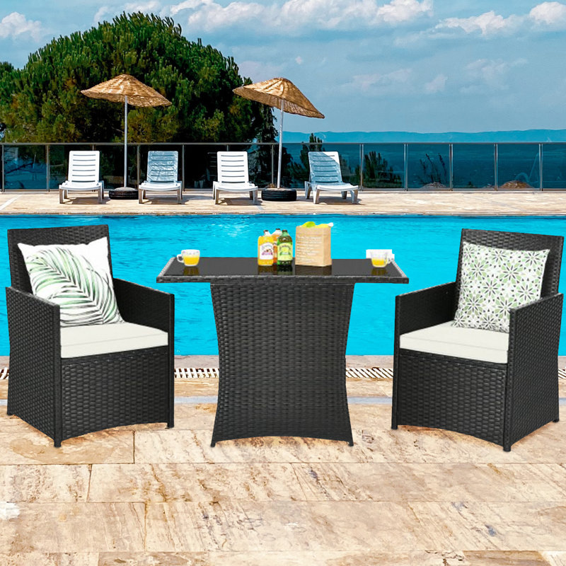 Ensemble de canapé modulaire 3 pièces, Blanc, Mélange de bruns
