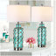 Ensemble de 2 lampes de table Cottage Nautical Accent