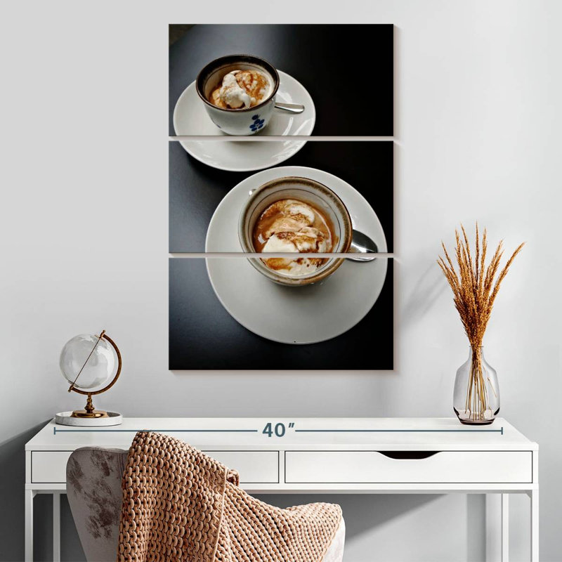 Yarlin italien espresso Affogato, H 32 po x l 20 po