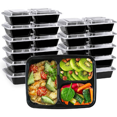 Freshware 2-Compartment Plastic Meal Prep Containers Review - Best