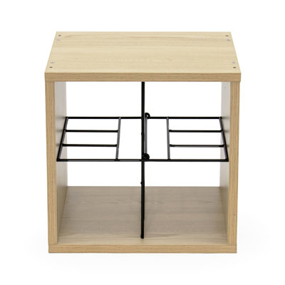 Haralamb 16 Bottle Solid Wood Floor Wine Bottle Rack in