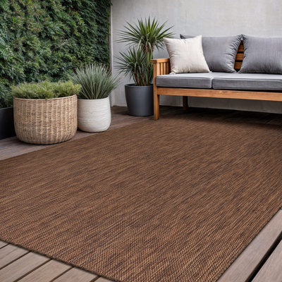 Brown Indoor/Outdoor Rug