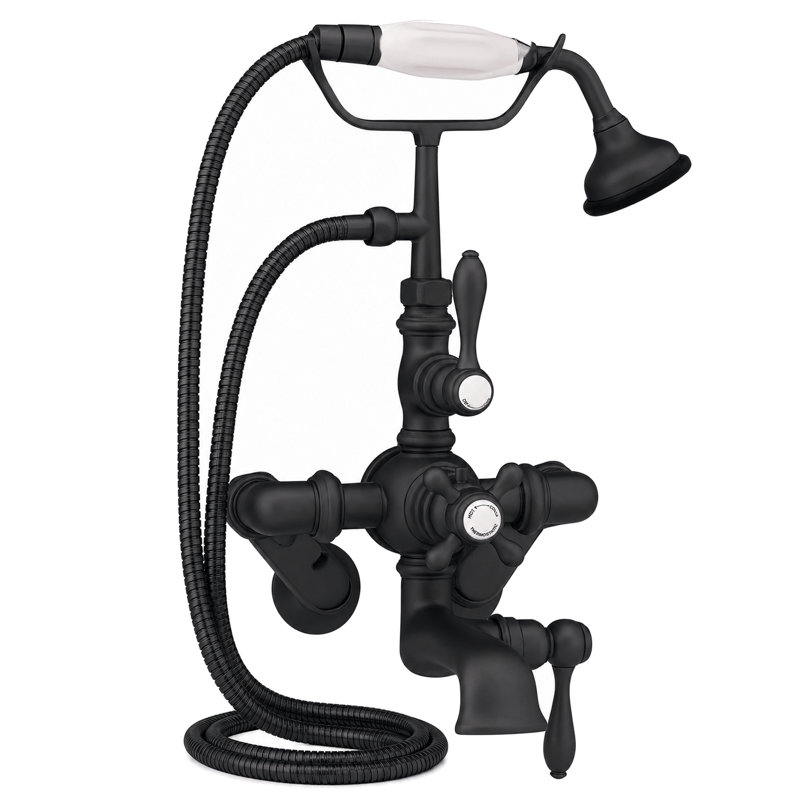 Robinet de téléphone thermostatique britannique, Bronze huilé non laqué