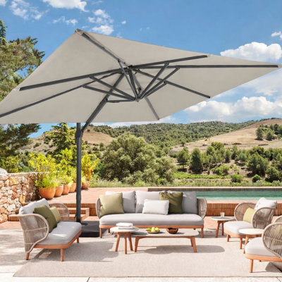 Himadri 138'' x 108'' Rectangular Cantilever Umbrella