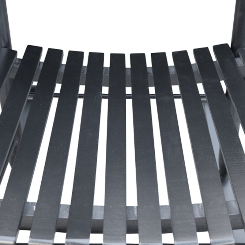 Chaise berçante en bois, sans passe-partout, Noir