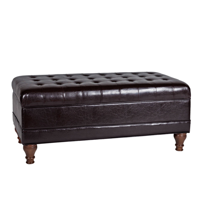 Gachelin Faux Leather Upholstered Storage Bench