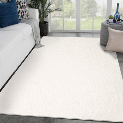 Artistic Abstract Wave Area Rug