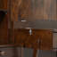 Grand lit escamotable avec bureau et rangement, lit mural en bois peu encombrant avec armoires et tiroirs, brun foncé-38921148