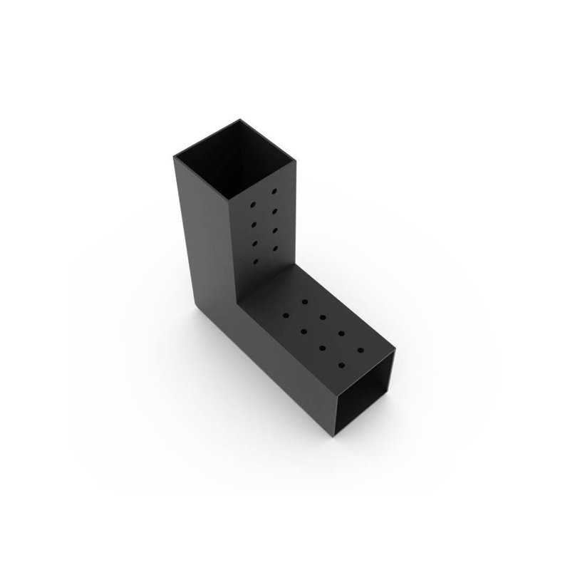 Support Toja Duo L | Bois 4X4 | 1 paquet, H 6 po x l 7 po x P 7 po