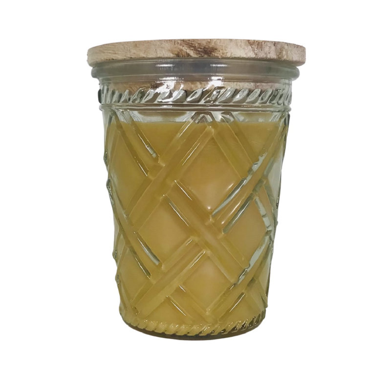 Bougie pot citrouille parfumée à la vanille